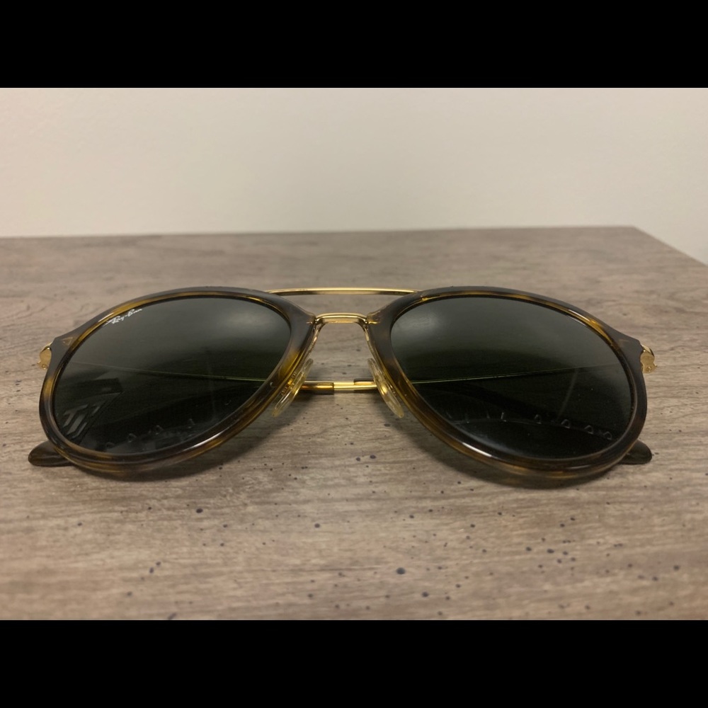 Tortoise Ray-Ban Aviators - Picture 3 of 6